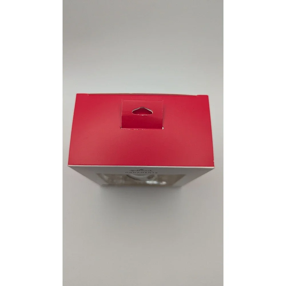 Hallmark 2025 Porcelain Wedding Cake Christmas Ornament Gold Dated Premium Boxed